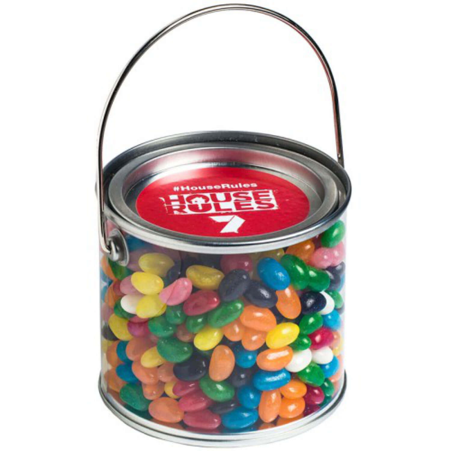 400g Mini Jelly Beans in Medium PVC Bucket