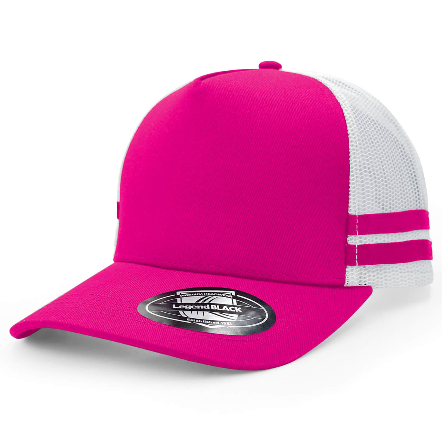 Hot Pink/ White