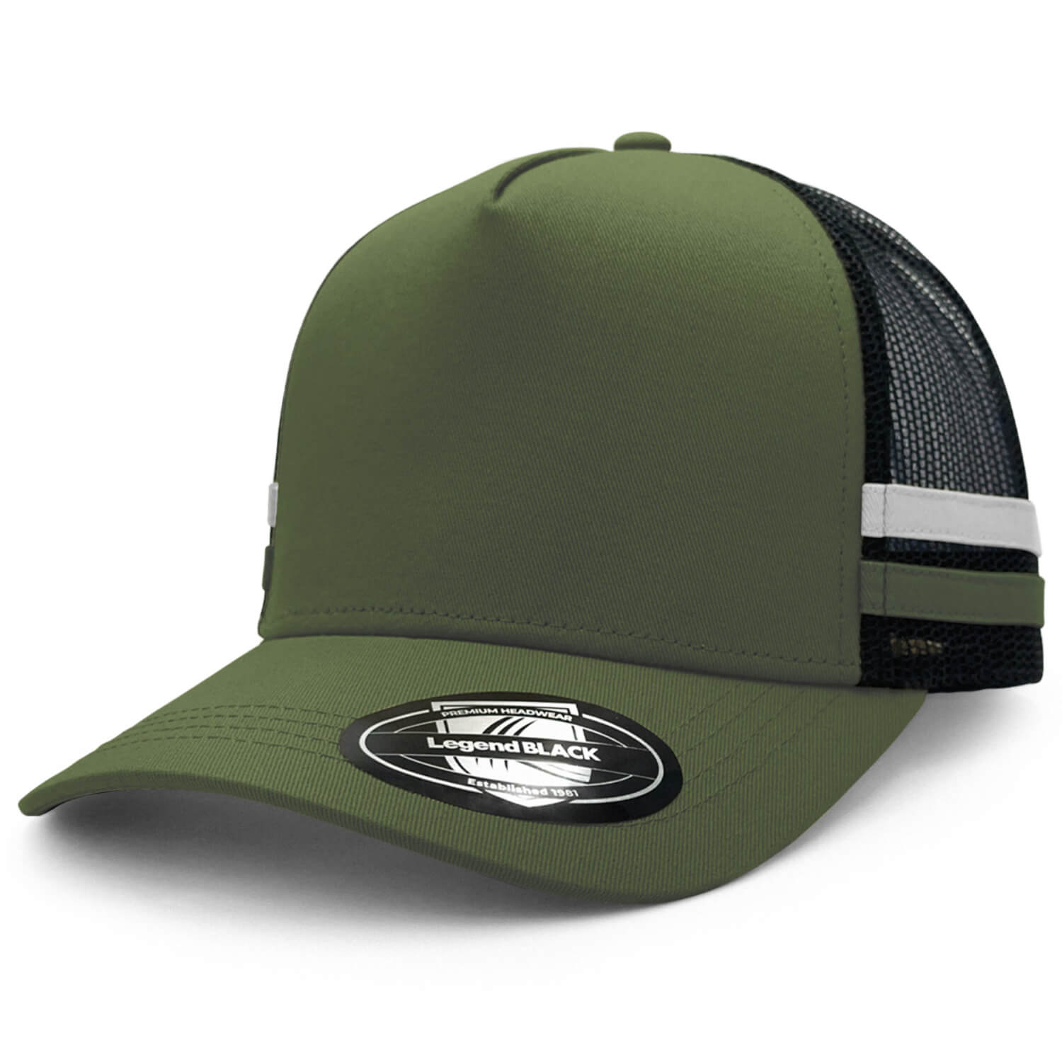 Olive/ Black/ White
