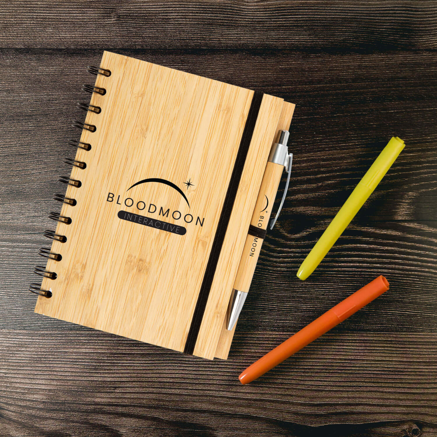 Bamboo Notebook with Pen - Image 5