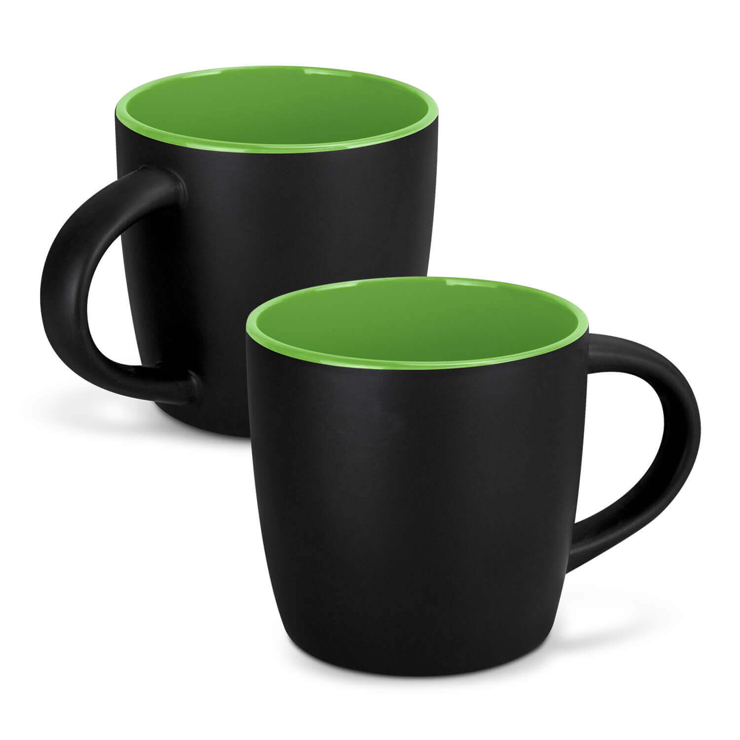 Black/ Bright Green