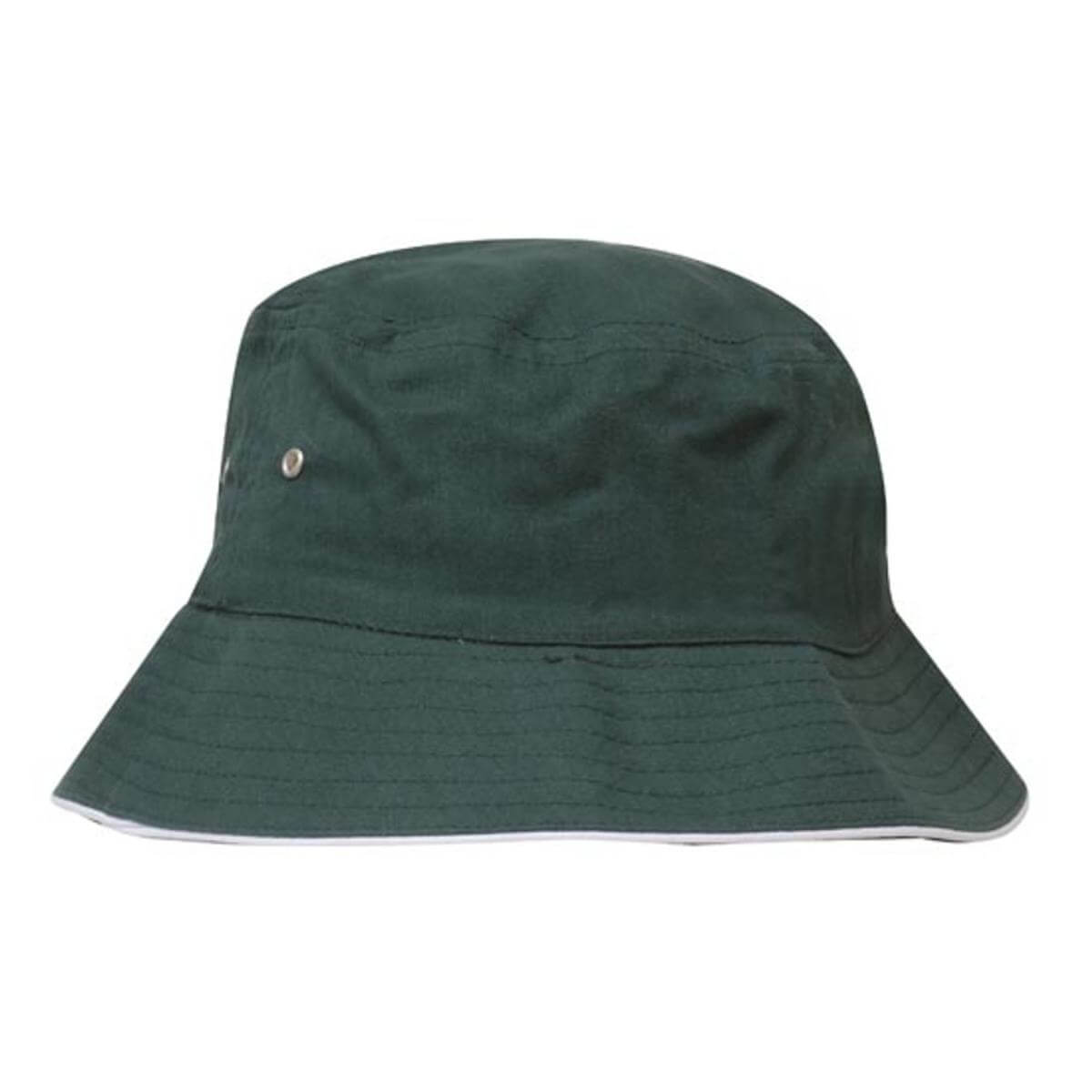Bottle Green/ White