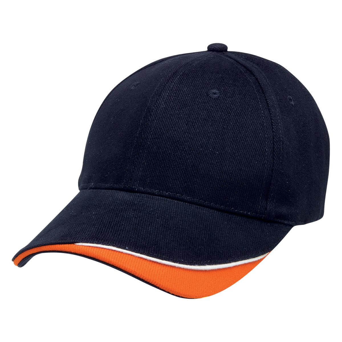 Navy/ White/ Orange