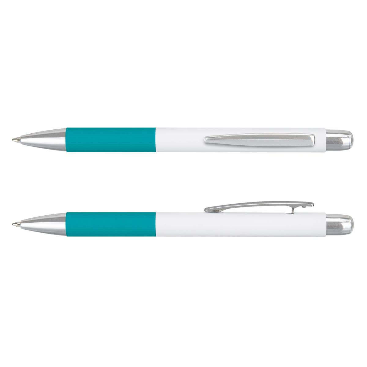 White/ Teal