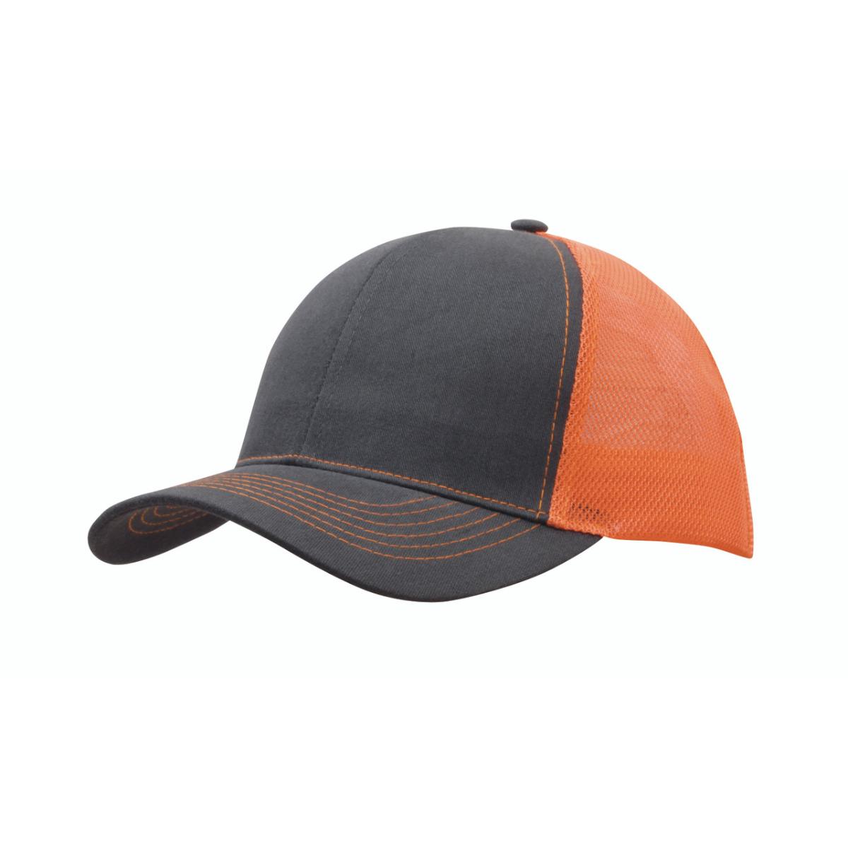 Charcoal/ Orange