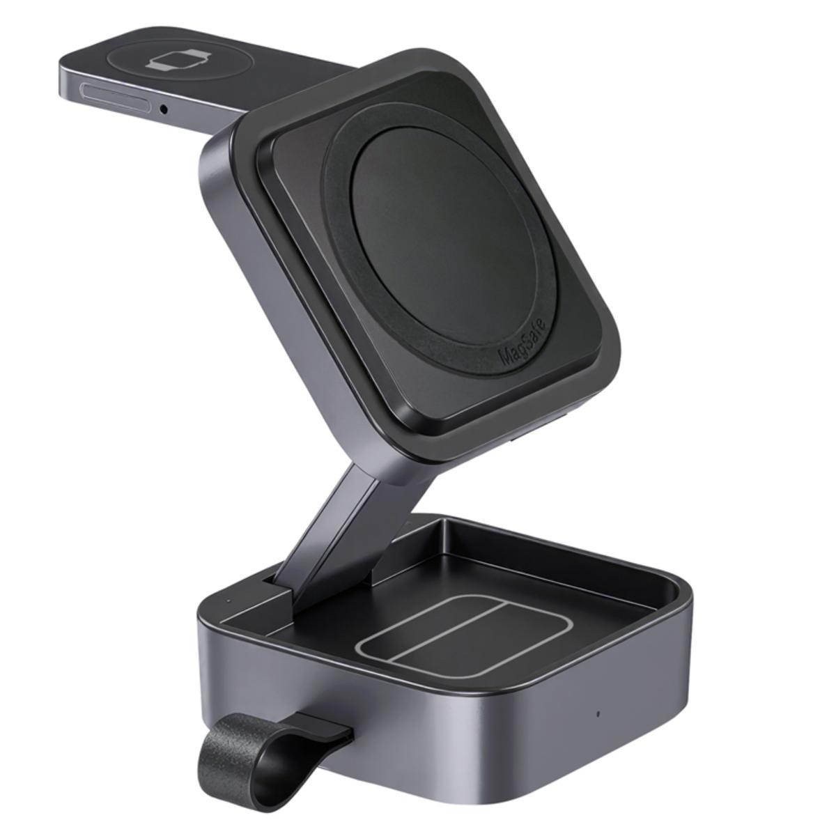 15W Watergate 3 in 1 Magnetic Wireless Charging Station - Image 2