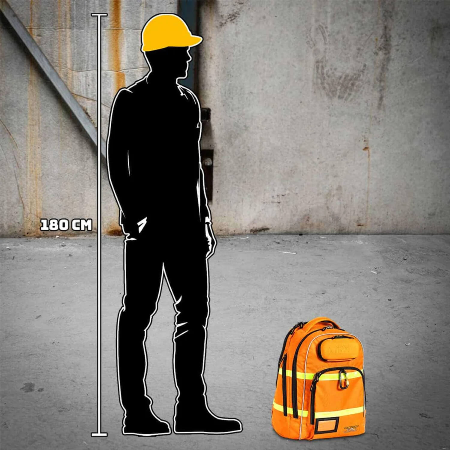 Rugged Xtremes - Hi-Vis Laptop Backpack - Image 8